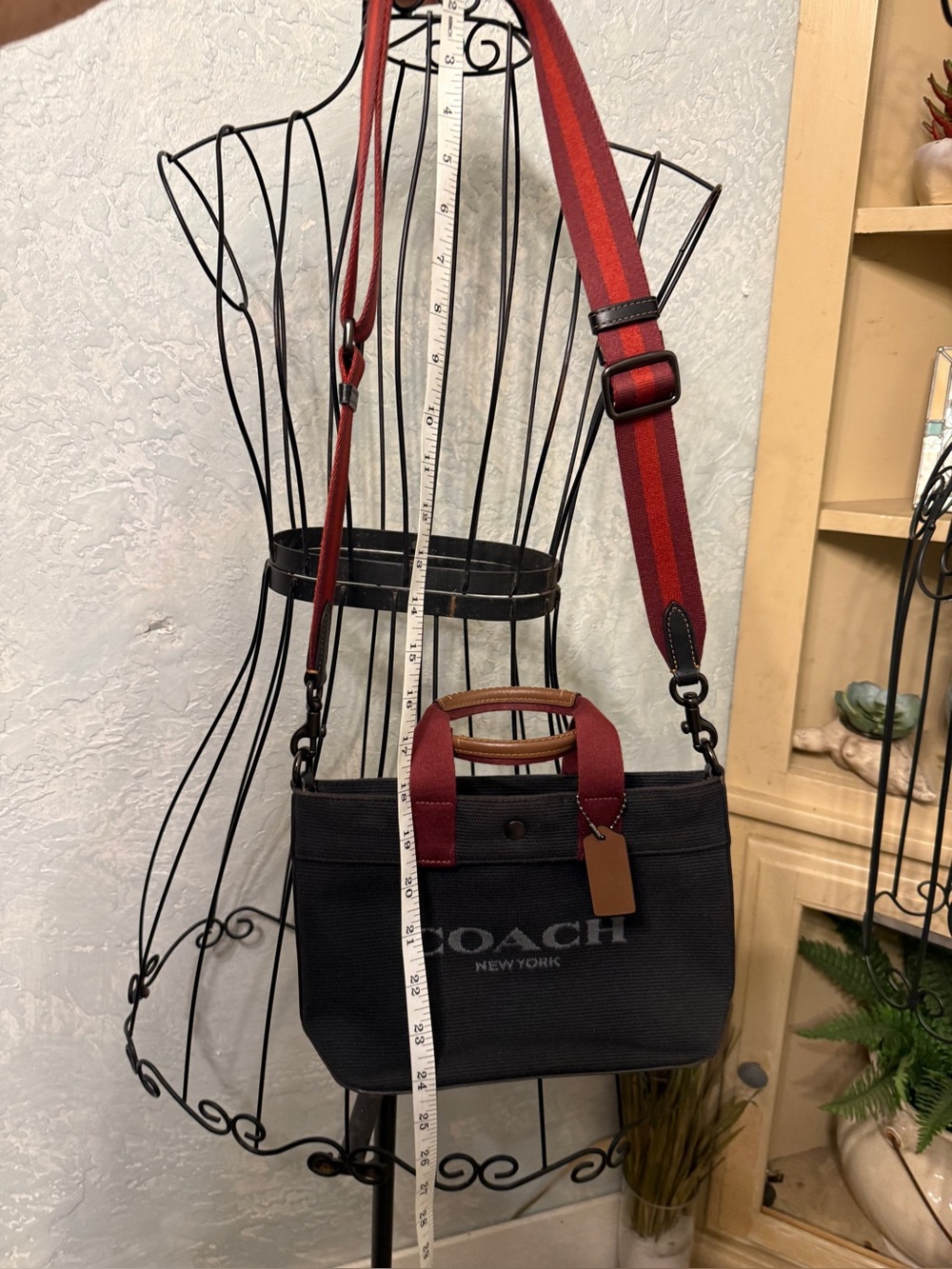 Coach Black Canvas Tote - Picture 12 of 16